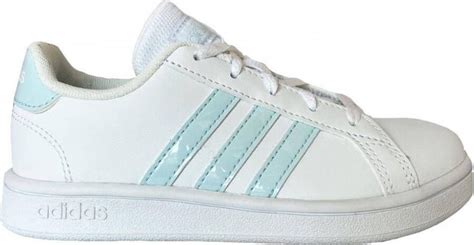 adidas grand court sneakers wit kinderen|adidas grand court 2.0 girls.